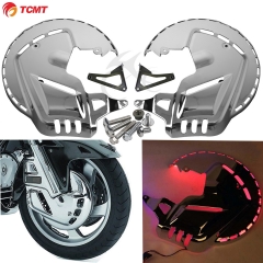 TCMT For Honda GL1800 Front Ring of Fire Brake Disc Rotor Covers led For Honda Goldwing GL1800 01-11