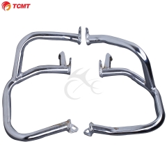 TCMT For Honda GL1800 Left & Right Iron Engine Case Guards Bars Fit For Honda Goldwing GL1800 01-11