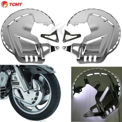 TCMT For Honda GL1800 Front Ring of Fire Brake Disc Rotor Covers led For Honda Goldwing GL1800 01-11