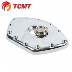 TCMT For Honda GL1800 Aluminum Chrome Timing Chain Cover Polished For Honda GL1800 GOLDWING 01-13
