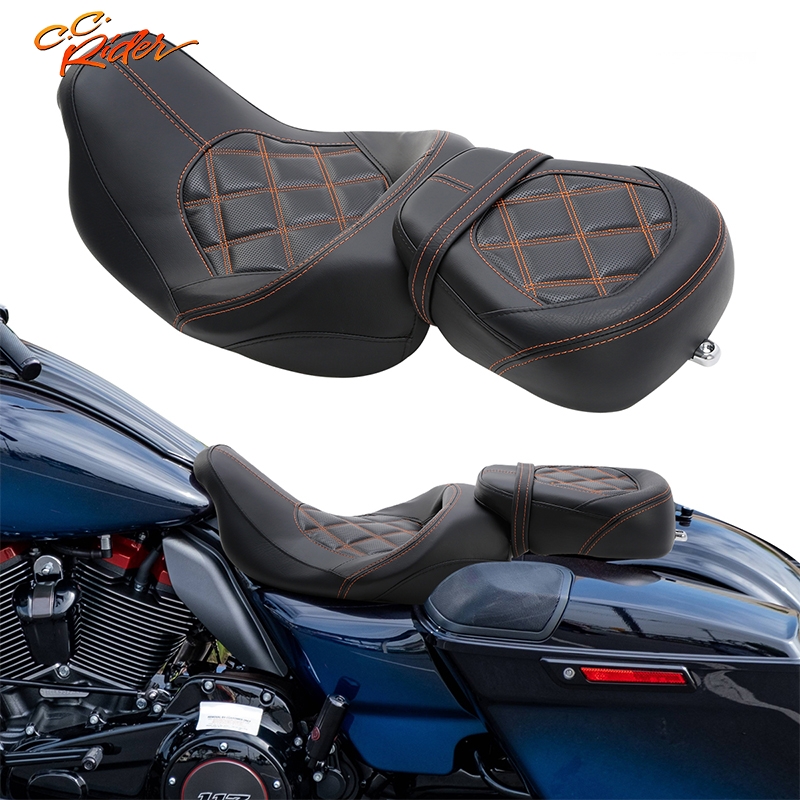 Rear Passenger Seat Pillion Pad Fit For Harley Sportster Iron 883 XL883N 16-19