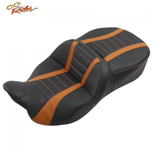 CC Rider XF2906SC52-02-OG Passenger Rider Seat Fit For Harley Tri Glide Electra Glide 2009-2020