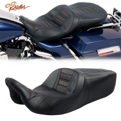 CC Rider XF2906SC52-02-BO2 Passenger Rider Seat Fit For Harley Tri Glide Electra Glide 2009-2020