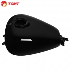 TCMT Painted Black 6 Gallon Motorcycle Fuel Gas Tank For Harley Touring 2008-2020