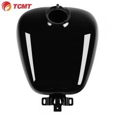 TCMT Painted Black 6 Gallon Motorcycle Fuel Gas Tank For Harley Touring 2008-2020