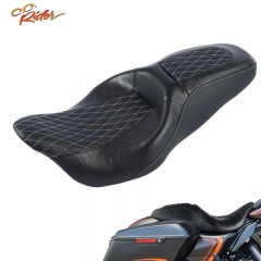 CC Rider XF2906S03-03 Two Up Driver Passenger Seat Fit For Harley Touring Street Glide 2009-2020 5 color