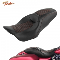 CC Rider XF2906S03-01 Two Up Driver Passenger Seat Fit For Harley Touring Street Glide 2009-2020 4 color