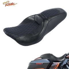 CC Rider XF2906S03-03 Two Up Driver Passenger Seat Fit For Harley Touring Street Glide 2009-2020 5 color