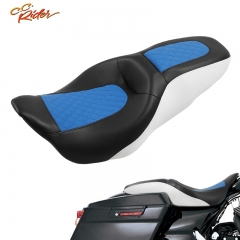CC Rider XF2906S03-01 Two Up Driver Passenger Seat Fit For Harley Touring Street Glide 2009-2020 4 color