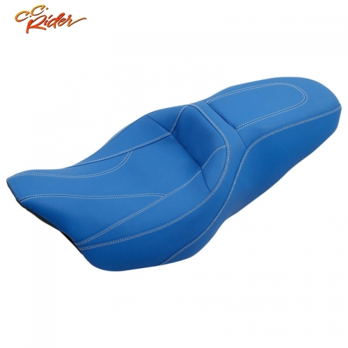 CC Rider XF2906S03-02 Two Up Driver Passenger Seat Fit For Harley Touring Street Glide 2009-2020 5 color