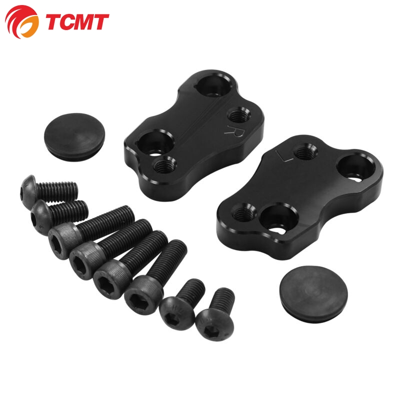 TCMT Black Adjustable Handlebar Risers Adapter Fit For Honda Goldwing GL1800 2018-2020 