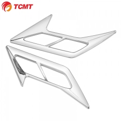 TCMT XF29012038-E Chrome ABS Front Fender Trims Side Accent Fit For Honda Goldwing GL1800 2018-20