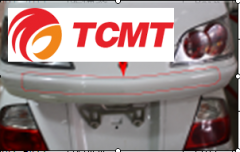 TCMT Trunk Box Panel Decoration Strip Moulding For Honda Goldwing GL1800 01-11