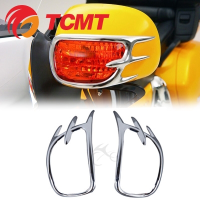 TCMT Turn Signal Lights Decoration Trims For Honda Goldwing GL1800 2001-2017