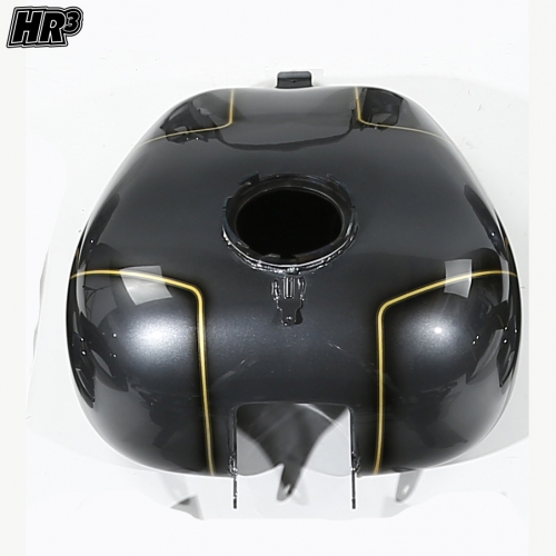 HR3 Body kit Fairing Bodywork Lower Vented Fit For Harley Tour Pak CVO Street Glide 2014-Up Gold/ Black Geometric Shape Fade