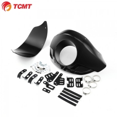 TCMT Black Standard Short Sport Fairing Windshield Fit For Harley Dyna 35 39 41 49mm