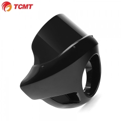 TCMT Black Standard Short Sport Fairing Windshield Fit For Harley Dyna 35 39 41 49mm