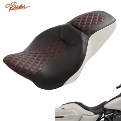 CC Rider S03-05 Driver Passenger Seat Fit For Harley Road Electra Glide 2009-2022