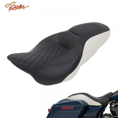 CC Rider S03-05 Driver Passenger Seat Fit For Harley Road Electra Glide 2009-2022