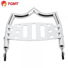 XF2906A73-01-E Chrome Detachable Stealth Luggage Rack Fit For Harley Touring Road Glide 09-24