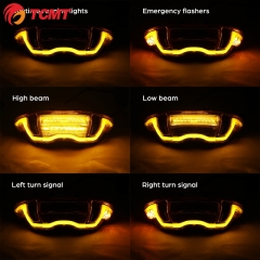 XF2906D26-O LED Headlight Hi/lo Beam Assembly Fit For Harley Road Glide FLTRXSTSE 2024-2025