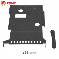 XF2906C684-B Skid Bash Plate Engine Guard Cover Fit For Harley Touring Road Glide 14-24 Black