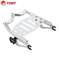 XF2906A73-01-E Chrome Detachable Stealth Luggage Rack Fit For Harley Touring Road Glide 09-24