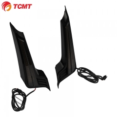 XF2906C651-BK Rear Fender LED Filler Panel Light Fit For Harley Street Road Glide 14-23 Black