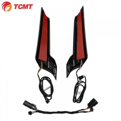 XF2906C651-BK Rear Fender LED Filler Panel Light Fit For Harley Street Road Glide 14-23 Black