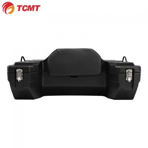 XX-9905 Universal 82L ATV Part Rear Rack Back Seat Storage Pack Luggage Trunk &Backrest