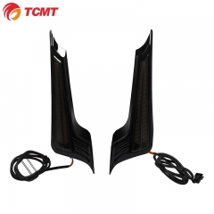 XF2906C651-BK Rear Fender LED Filler Panel Light Fit For Harley Street Road Glide 14-23 Black