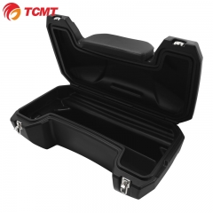 XX-9906 ATV Rear Passenger Backrest Pad Cargo Storage Helmet Trunk Box Luggage Lounger