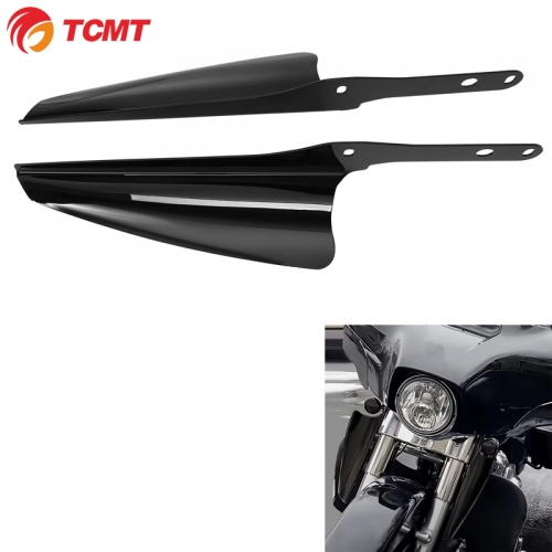 XF2906C670-B Fork Mount Wind Deflectors Fit For Harley Electra Glide 2006-13 Road King 95-23