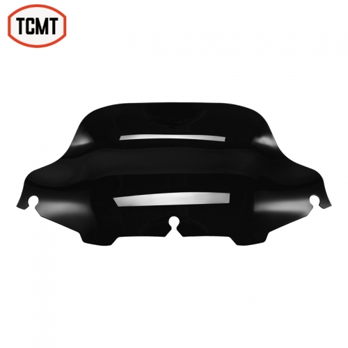 TCMT XF110608-B 8" Light Smoke Windshield Windscreen For Harley Touring Glide FLHT FLHX 96-13