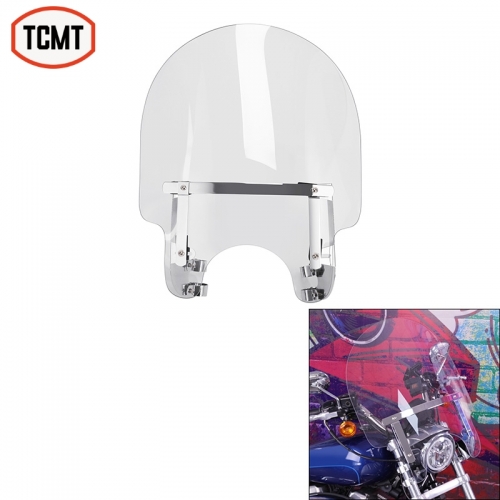 TCMT XF2906C48 Windscreen Shield For Harley Davidson Dyna Sportster XL Motorcycle 39mm Forks