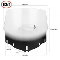 TCMT Windshield Screen Protector W/ Air Vent For Honda Goldwing GL1800 2001-2017 XF29011822-01-T