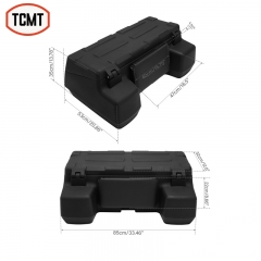 XX-9904 Universal ATV Rear Passenger Pad Cargo Storage Helmet Trunk Box Luggage 96L