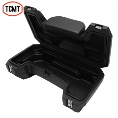 XX-9905 Universal 82L ATV Part Rear Rack Back Seat Storage Pack Luggage Trunk &Backrest