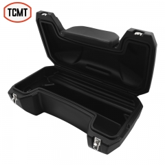 XX-9906 ATV Rear Passenger Backrest Pad Cargo Storage Helmet Trunk Box Luggage Lounger