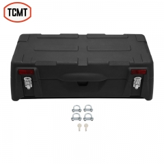 XX-9904 Universal ATV Rear Passenger Pad Cargo Storage Helmet Trunk Box Luggage 96L