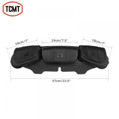 TCMT XF2906C15 Windshield Bag 3 Pouch Three Pocket Fairing Bag For Harley Touring FLHX 96-13