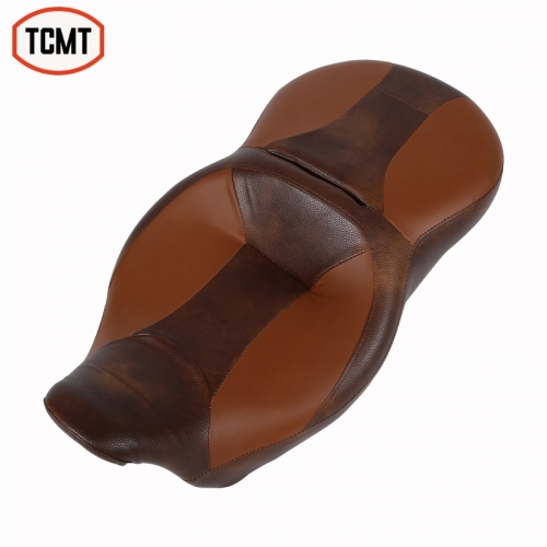 TCMT XF2906C52-N Rider Passenger Seat Fit For Harley Road King Electra Street Glide 14-18