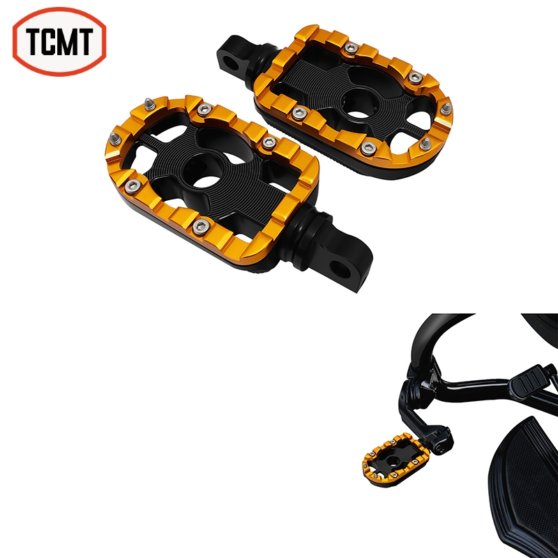 10mm Passenger Footpegs Highway Pegs Footrests Fit For Harley Softail Dyna